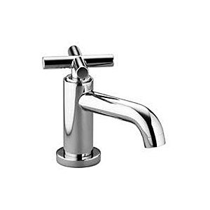 Dornbracht Tara. tap 17500892-28 with cross handle, cold water, projection 100 mm, brushed brass
