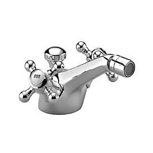 Dornbracht Madison -handle basin mixer 24510360-99 for Bidet , with waste set, dark platinum matt