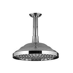 Dornbracht Madison Flair rain shower 28565977-99 with ceiling connection, dark platinum matt