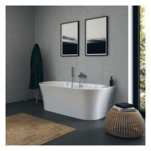 Duravit DuraSenja wall-mounted bathtub 700578000000000 150x75cm, wall-mounted version, white, oval