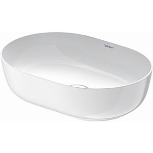 Duravit Luv washbasin 03795000001 50x35cm, ground, without overflow, without tap hole bank, white WonderGliss