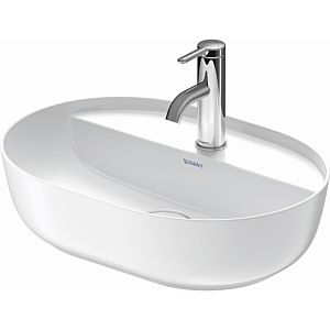 Duravit Luv washbasin 0380502600 50x40cm, ground, 2000 hole, without overflow, with tap hole bank, white/white