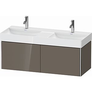 Duravit XSquare Duravit XSquare XS406408989 118.4x39.7x46cm, 2 pull-outs, flannel gray high gloss