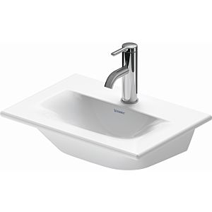 Duravit Viu Cloakroom basin 0733450070 45 x 35 cm, without tap hole, white, without overflow, with tap platform