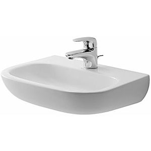 Duravit D-Code washbasin 0707450070 45 x 34 cm, without overflow, without tap hole, white