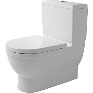Duravit Starck 3 Stand Tiefspül WC 2104090000 weiss, für Vario Anschluss, Big Toilet