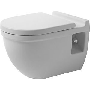 Duravit Starck 3 Wand Tiefspül WC 22150900001 Comfort WC, weiss, wondergliss, Sitzhöhe + 5 cm