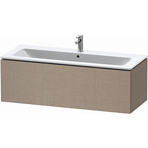 Duravit L-Cube vanity unit LC614307575 122 x 48, 2000 cm, linen, 2000 pull-out, wall-hung