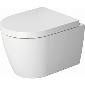 Duravit Me by Starck Wand-Tiefspül-WC 2530099000 37x48cm, 4,5 l, rimless, weiß/weiß Seidenmatt Hygieneglaze