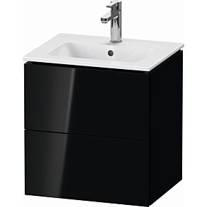 Duravit L-Cube vanity unit LC621804040 52x39.1x55cm, 2 drawers, wall-hung, black high gloss