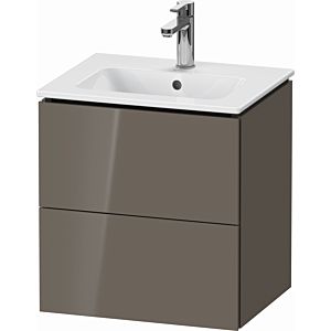 Duravit L-Cube vanity unit LC621808989 52x39.1x55cm, 2 drawers, wall-hung, flannel gray high gloss