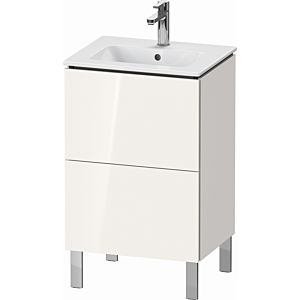 Duravit L-Cube vanity unit LC667102222 52x42.1x70.4cm, 2 pull-outs, standing, white high gloss