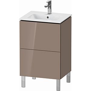 Duravit L-Cube vanity unit LC667108686 52x42.1x70.4cm, 2 pull-outs, standing, cappuccino high gloss