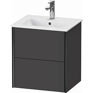 Duravit XViu vanity unit XV43150B249 51x42x56cm, 2 drawers, wall-hung, matt black, matt graphite