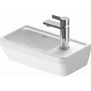 Duravit D-Neo Cloakroom basin 0739400041 40x22cm, without overflow, tap platform, with tap hole, right