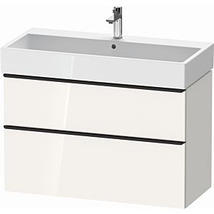 Duravit D-Neo vanity unit DE437402222 98.4 x 44.2 cm, White High Gloss , wall- 2000 , match3 drawer, 2000 pull-out