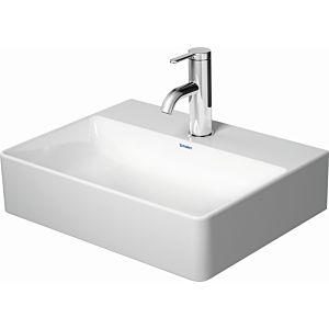 Duravit DuraSquare Handwaschbecken 0732450070 weiß, 45x35cm, ohne Überlauf, ohne Hahnloch