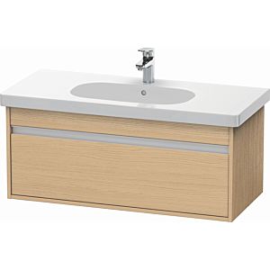 Duravit Ketho vanity unit KT666803030 100 x 45.5 cm, Eiche natur , 2000 pull-out, wall-hung