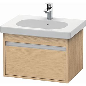 Duravit Ketho vanity unit KT667003030 60 x 45.5 cm, Eiche natur , 2000 pull-out, wall-hung