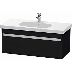 Duravit Ketho vanity unit KT666801616 100 x 45.5 cm, Eiche schwarz , 2000 pull-out, wall-hung