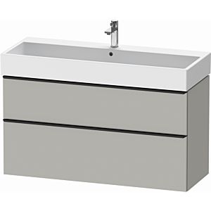 Duravit D-Neo vanity unit DE437500707 118.4 x 44.2 cm, Concrete Gray Matt , wall- 2000 , match3 drawer, 2000 pull-out