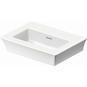 Duravit White Tulip Cloakroom basin 0737450070 45x33cm, without overflow, with tap platform, without tap hole