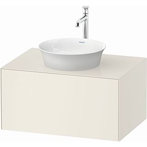 Duravit White Tulip vanity unit WT49750H4H4 80 x 55 cm, Nordic White High Gloss , wall- 2000 , match3 pull-out, 2000 console plate