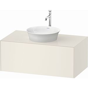 Duravit White Tulip vanity unit WT49760H4H4 100 x 55 cm, Nordic White High Gloss , wall- 2000 , match3 pull-out, 2000 console plate