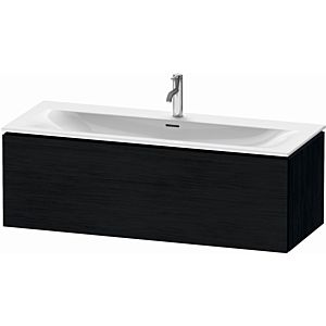 Duravit L-Cube vanity unit LC613901616 122 x 48, 2000 cm, Eiche schwarz , 2000 pull-out, wall-hung