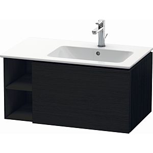 Duravit L-Cube meuble sous-vasque LC619201616 82x48,1x40cm, 1 tiroir, vasque à droite, chêne noir