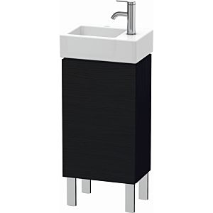 Duravit L-Cube meuble sous-vasque LC6793L1616 36,4x24,1x58,1cm, debout, porte à gauche, Eiche schwarz