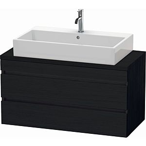 Duravit DuraStyle meuble sous-vasque DS530901616 100 x 47,8 cm, Eiche schwarz , pour console, 2 tiroirs