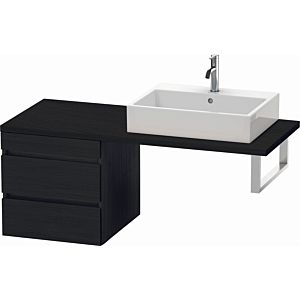 Duravit DuraStyle meuble sous-vasque DS533701616 50 x 54,8 cm, Eiche schwarz , pour console, 2 tiroirs