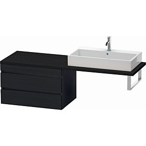 Duravit DuraStyle meuble sous-vasque DS533901616 80 x 54,8 cm, Eiche schwarz , pour console, 2 tiroirs