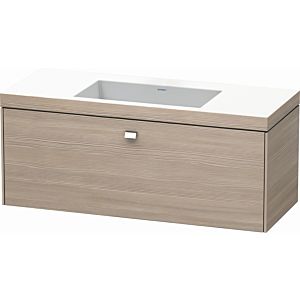 Duravit Brioso c-bonded washbasin with substructure BR4603N1031, 120x48, Pine Silver / chrome, without faucet