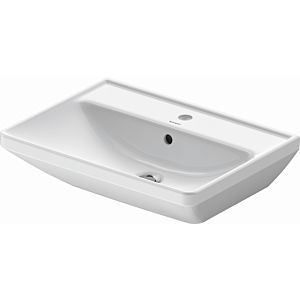 Duravit D-Neo lavabo 2366600000 60 x 44 cm, avec trou pour robinet, trop-plein, plage de robinetterie, blanc