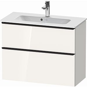 Duravit D-Neo vanity unit DE436902222 81 x 37.2, White High Gloss , wall- 2000 , match3 drawer, 2000 pull-out