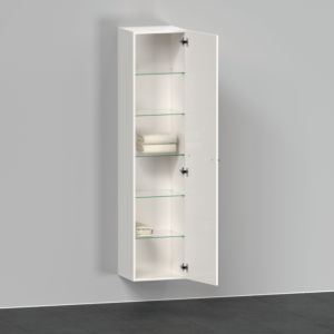 Duravit D-Neo cabinet DE1328R2222 40 x 36 cm, White High Gloss , 2000 door, right, 5 glass shelves