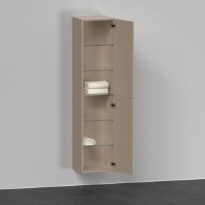 Duravit D-Neo cabinet DE1328R7575 40 x 36 cm, Linen , 2000 door, right, 5 glass shelves