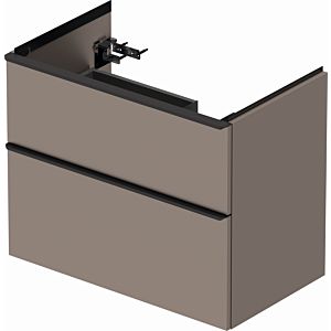 Duravit D-Neo vanity unit DE435804343 78.4 x 45.2 cm, Basalt Matt , wall- 2000 , match3 drawer, 2000 pull-out