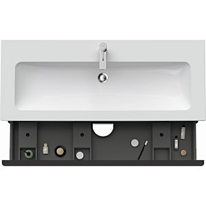 Duravit D-Neo vanity unit DE436401818 121 x 46.2 cm, White Matt , wall- 2000 , match3 drawer, 2000 pull-out