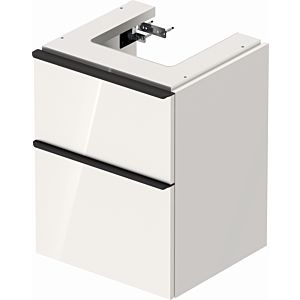 Duravit D-Neo vanity unit DE437002222 48.4 x 44.2 cm, White High Gloss , wall- 2000 , match3 drawer, 2000 pull-out