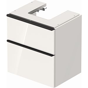 Duravit D-Neo vanity unit DE437102222 58.4 x 44.2 cm, White High Gloss , wall- 2000 , match3 drawer, 2000 pull-out