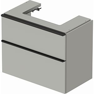 Duravit D-Neo vanity unit DE437300707 78.4 x 44.2 cm, Concrete Gray Matt , wall- 2000 , match3 drawer, 2000 pull-out