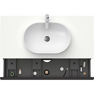 Duravit D-Neo Waschtisch-Unterschrank DE496901818 120 x 55 cm, Weiß Matt, wandhängend, 2 Schubkästen, 1 Konsolenplatte