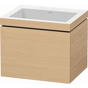 Duravit L-Cube meuble sous-vasque LC6916N3030 60 x 48 cm, sans trou pour robinetterie, Eiche natur , 2000 coulissant