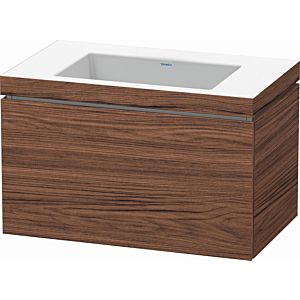 Duravit L-Cube vanity unit LC6917N2121 80 x 48 cm, without tap hole, dark 2000 , match2 pull-out