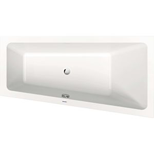 Duravit No. 1 trapezoidal bathtub 700505000000000 150 x 80 x 46 cm, built-in version, with a backrest slope on the right, white