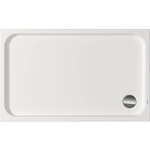 Duravit D-Code receveur de douche rectangulaire 720256000000001 130 x 80 x 8,5 cm, antidérapant, blanc