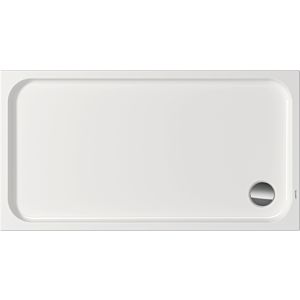 Duravit D-Code rectangular shower 720258000000001 140 x 75 x 8.5 cm, anti-slip, white